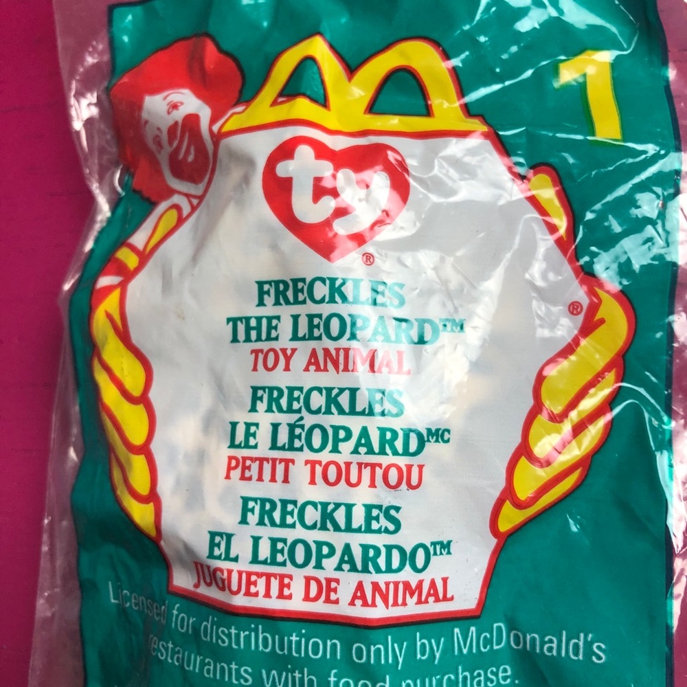 Box 4 NWT McDonalds “Freckles” Beanie Baby - Picture 2 of 5